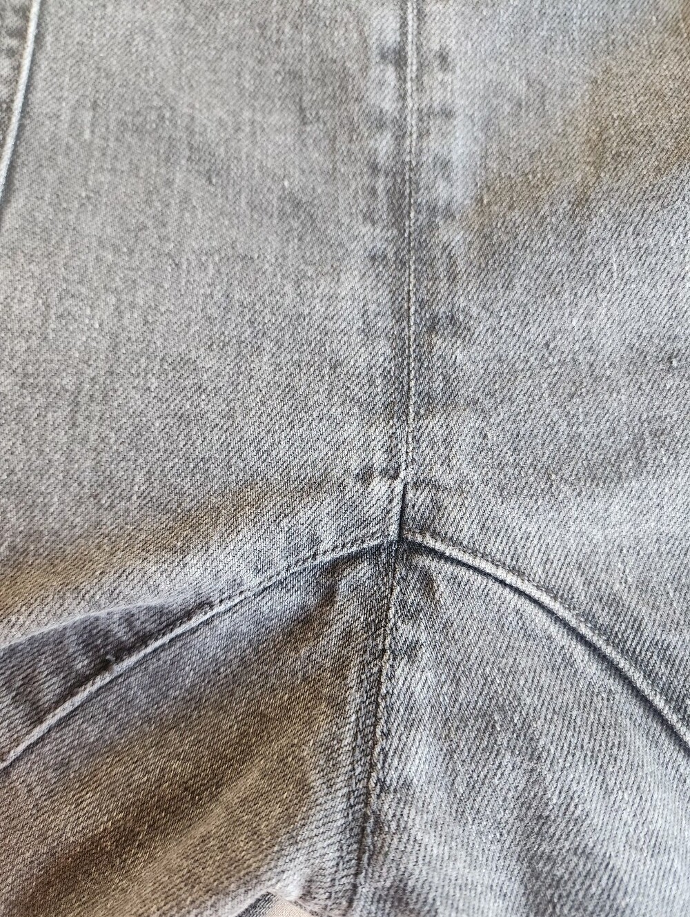 Free People High Roller Denim Jumpsuit Harem Baggy Mineral Black Size L - Picture 7 of 12